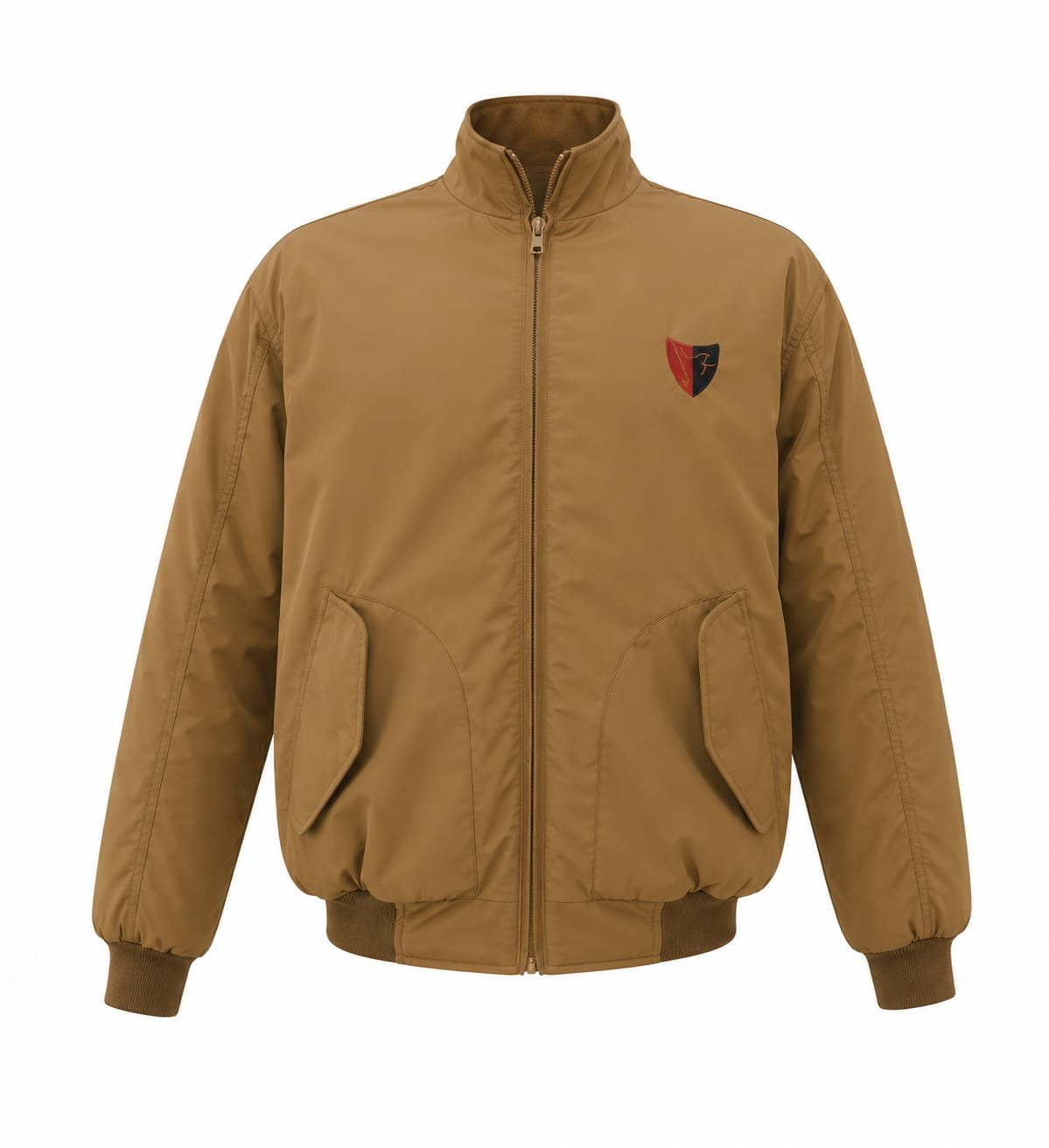Jaket - tampak depan warna khaki