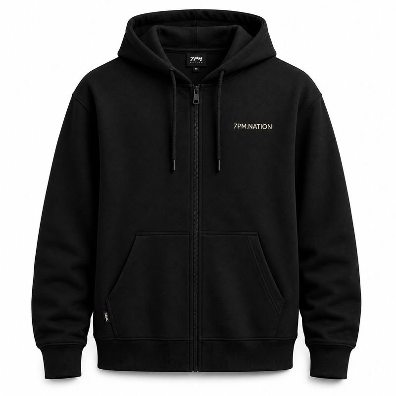 Hoodie custom model zipper